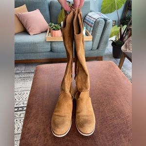 Sundance leather boots.